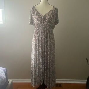 Open back long dress